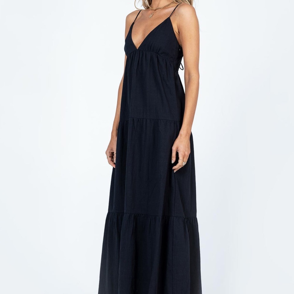 Princess Polly Chelsea Maxi Dress Black